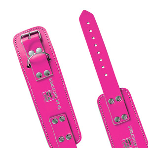 สายรัดข้อเท้าหนังแท้สำหรับเครื่องออกกำลังกายแบบรอก - สายรัดข้อเท้าคุณภาพสูงสำหรับการฝึกความแข็งแรงที่บ้าน - Product Image 6