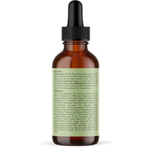Huile capillaire à la menthe et au romarin Mielle Organics - Huile à la biotine fortifiante pour cheveux crépus et abîmés |   2floz (59 ml) - Product Image 2