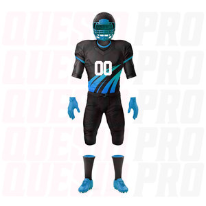 Uniformes de Fútbol Americano Personalizados Premium, Tallas Grandes, Spandex/Algodón, Manga Corta, Secado Rápido, Transpirables - Product Image 2