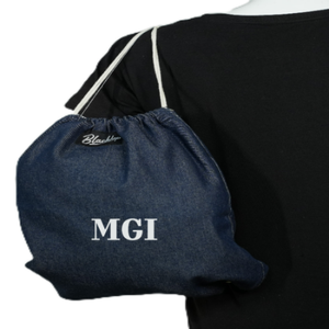 Eco-Friendly Waterproof Organic Cotton Drawstring Backpack with Physiological Curve Back 23L Capacity for Gym Travel Outdoor Use - Product Image 3