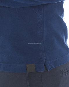 100% algodón informal de manga larga para hombre para Polo cuello abotonado con patrón sólido bordado tela de punto transpirable - Product Image 5