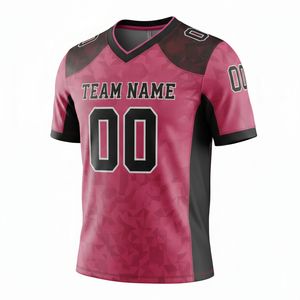 Maillot de football vert à col en V pour homme, manches courtes, anti-humidité, imprimé par sublimation, coupe classique, vêtement adulte - Product Image 4