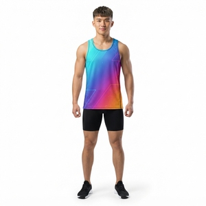 Camiseta Deportiva Personalizada para Hombre, Sublimada, sin Mangas, para MMA, Gimnasio, Entrenamiento, Fitness - Product Image 1
