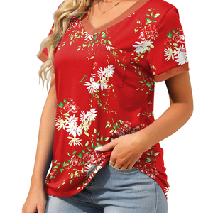 T-shirts de sublimation pour femmes à prix raisonnable, très demandés, faible MOQ, nouvelle version tendance, meilleur t-shirt de sublimation pour femmes - Product Image 3