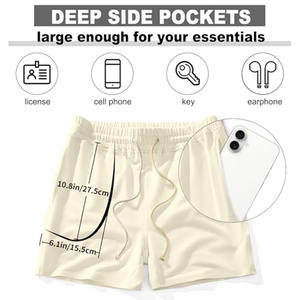 Shorts de course pour hommes, shorts de sport pour la salle de sport et l'entraînement, shorts de jogging à séchage rapide, shorts de course décontractés pour hommes - Product Image 3