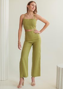 GRACE COLLECTION T-shirt en molleton vert pour femme, col rond, manches courtes, coupe décontractée, séchage rapide, coupe courte, toutes saisons, 220g - Product Image 6