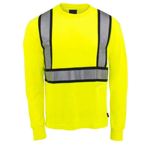 Designer Safety Shirt High Quality Comfortable Reflective <b>Work</b> Apparel with Custom Logo Factory Direct Manufacturing Support - Product Image 1