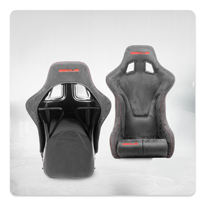 Siège de jeu de course Apex FRP Alcantara, design ergonomique professionnel pour simulateurs de course et stations de jeu haut de gamme - Product Image 3