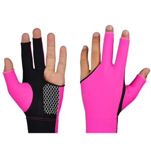 Guantes de billar, guantes de snooker para jugadores, guantes de control suave para tacos, ajuste cómodo, guantes antideslizantes, guantes de tres dedos para billar - Product Image 2