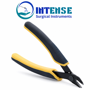 Pince coupante latérale professionnelle pour bijoux, coupe-fil de précision avec poignée ergonomique antidérapante - Product Image 1
