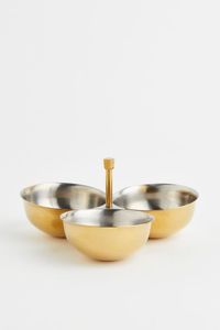 Tazón Decorativo de Acero Inoxidable con Base de Mármol y Baño de Oro, para Servir Nueces, Helado, Frutos Secos, Decoración para el Hogar - Product Image 3