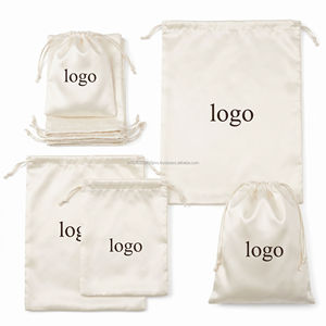 Custom Logo Satin Dust Bags <b>Drawstring</b> Storage Pouches for Handbags Clothing Packaging Reusable Gift Bags - Product Image 5