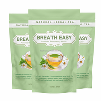 Té Natural OEM Breath Easy para la Inmunidad, Digestión y Eliminación del Mal Aliento, Té Herbal con Sabor Fresco para Fumadores, Bolsita para el Cuidado Pulmonar
