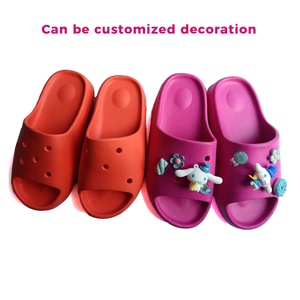 En stock – Vente en gros – Chaussons d'été pour la maison – Hommes, femmes, unisexe – Claquettes de salle de bain à plateforme épaisse – Sandales décontractées - Product Image 3