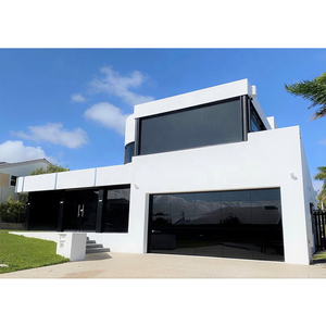 <span class=keywords><strong>Porte</strong></span> <span class=keywords><strong>de</strong></span> <span class=keywords><strong>garage</strong></span> pleine vue moderne américaine Portes <span class=keywords><strong>de</strong></span> <span class=keywords><strong>garage</strong></span> enroulées en aluminium et verre sans cadre noir - Product Image 3