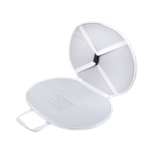 Universal Masonic Regalia Chain Collar Case White Imitation Leather Carry Bag with Handle Custom Embroidery Logo OEM - Product Image 1
