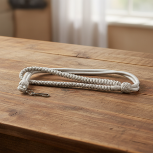 Cordones Personalizados Blancos con Silbato, Cordones Promocionales de Poliéster y Nailon para Uso Ceremonial - Product Image 3