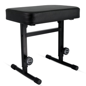 5 Core Keyboard <b>Bench</b> 3" Padded <b>Cushioned</b> Piano Stool Height Adjustable Guitar Seat Folding Portable - Product Image 1