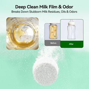 GROWNSY Momcozy 150 Pezzi Detergente Naturale per Biberon Altamente Efficace per la Pulizia di Bottiglie e Pastiglie per il Lavaggio - Product Image 3