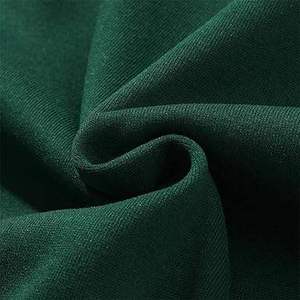 <b>Men's</b> Green <b>White</b> Varsity <b>Jacket</b> Preppy Style Regular Fit Button Closure Solid Color Polyester Cotton Autumn Wear - Product Image 6