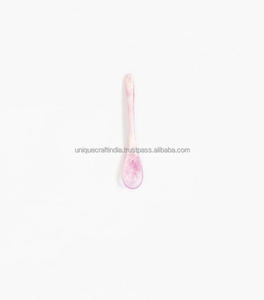 UCI Cuillère à thé en résine écologique avec logo personnalisé Ustensiles en bois poli pour la maison, hôtel, restaurant, mariage - Product Image 1