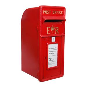 Antique <b>Post</b> <b>Box</b> Garden Supplies Wedding Event Decoration Decorative Custom Letter <b>Post</b> Holder <b>Box</b> Red Coated Heavy Duty - Product Image 3