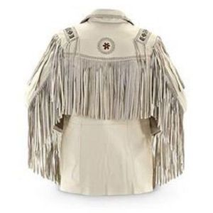 Best Quality Cowboy Leather <b>Jacket</b> Men's Original <b>Sheep</b> <b>Skin</b> Leather <b>Jacket</b> Latest Vintage Design - Product Image 6