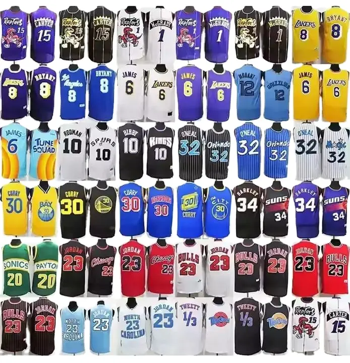 2023 2024 nouvelle saison toutes les équipes maillot de basket-ball en gros Top qualité broderie cousue hommes sport NBAA maillots