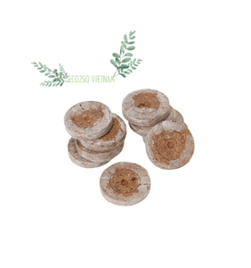 Pastilles de coco 100 % naturelles - Pellets de coco durables pour semis, disponibles en vrac, fournitures de jardin d'Eco2go Vietnam - Product Image 3