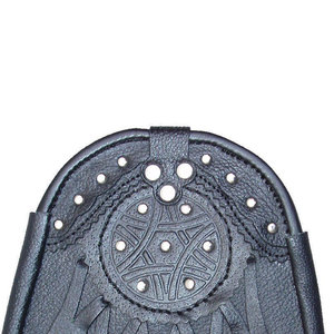 Sporran Escocés Profesional Hecho a Medida al por Mayor, de Cuero Genuino Grabado con Logotipo Personalizado, Accesorios para Instrumentos Musicales - Product Image 3