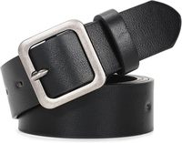 Ceintures décontractées en cuir de vache véritable |   Boucle à ardillon en alliage durable |   Impression par transfert thermique |   Marque personnalisable |   Largeur de 3,5 cm