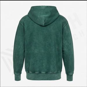 Sweat à capuche personnalisé pour homme, style streetwear, délavé à l'acide, respirant, léger, avec impression de logo, vente en gros - Product Image 2