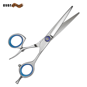 Tijeras de Peluquería Profesionales de Acero Inoxidable VG10 de 5.75 Pulgadas, Hoja Convexa con Pulido Espejo, Mango Desplazado, Plateadas, para Diestros, Afiladas - Product Image 3