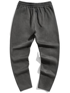 กางเกงวอร์มผู้ชายแบบสั่งทำพิเศษ สไตล์สตรีทแวร์ ระบายอากาศ แห้งเร็ว ผ้าฝ้ายฟลีซ สวมใส่สบาย - Product Image 2