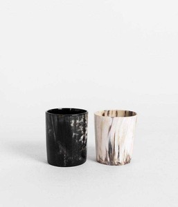 Taza de Cuerno de Búfalo Estilo Vintage, Hecha a Mano, Portátil, Vaso Natural Rústico para Beber, Regalo para Fiestas - Product Image 1