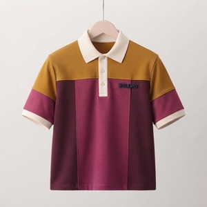 T-shirt pour homme de haute qualité à manches courtes double couche 100% coton avec logo brodé personnalisé, poids lourd 220 g/m², séchage rapide - Product Image 4