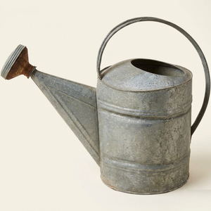 Vintage-Style Galvanized Iron Watering Can Powder Coated Decorative Gardening Tool With Ergonomic Handle For Home <b>Garden</b> Waterer - Product Image 6