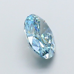 Diamant ovale bleu vif fantaisie de 1,86 carat, cultivé en laboratoire, certifié IGI, VS1, polissage excellent, pierre précieuse synthétique CVD pour bijoux fins - Product Image 4