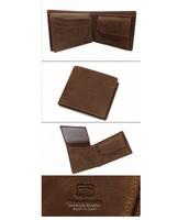 Dompet Kulit Asli Premium untuk Pria, Tipis, Lipat Dua, Tempat Uang & Kartu, Tersedia untuk Dijual dari India