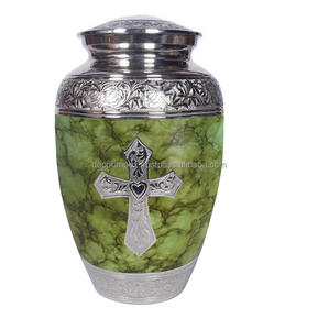 <b>Ashes</b> Cremation Urn Modern Spaniel Six Side Engraved Pet Urn Decorative Metal Cremation Urn Customization Memorial Urn - Product Image 5