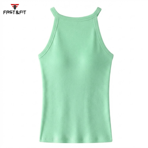 Best manufacturer Cheap Price Sleeveless Crop Vest Breathable Quick Dry Customizable for Spring Summer Autumn - Product Image 5