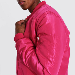 Nouvelle veste bomber d'hiver de haute qualité en gros avec col montant, logo personnalisé, style tendance, veste de la meilleure qualité pour hommes - Product Image 6
