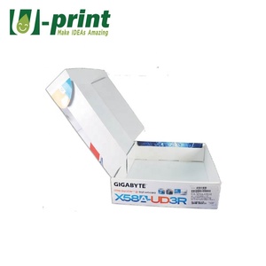 ที่กำหนดเองกระดาษที่สวยงามสีขาวบรรจุภัณฑ์จดหมายกล่องจดหมายกล่องที่มีการจัดการ - Product Image 3