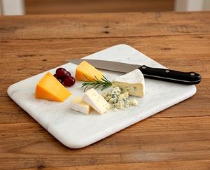 Tabla de Cortar de Mármol Antideslizante, Superficie Estable para Preparar y Servir Alimentos en la Cocina, Encimera de Restaurante - Product Image 1