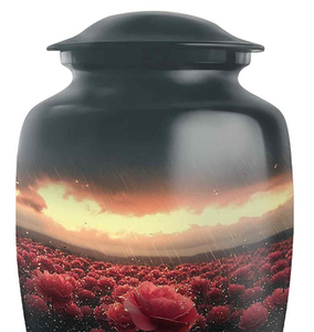 Wholesale Metal Cremation Urns <b>for</b> Adult Human <b>Ashes</b> Modern Design Funeral Supplies <b>Casket</b> Memorial Keepsake - Product Image 5