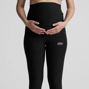 Custom Maternity Leggings High Waist Pregnancy Yoga Pants Stretchy Breathable Soft Cotton Spandex Activewear Comfortable Belly - Product Image 2