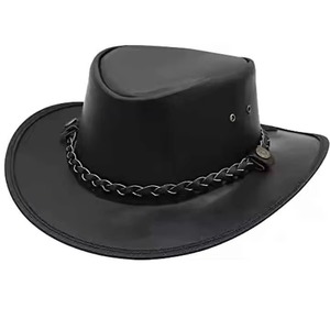 Short Brim <b>Gambler</b> Cowboy <b>Hat</b> Flat Top Wool Felt Western Rancher Fedora Urban Outlaw <b>Hat</b> - Product Image 6