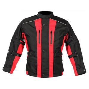 Veste de moto pour homme de haute qualité, noire et rouge, à manches longues, coupe-vent, bicolore, pour toutes les saisons, vêtements de course - Product Image 6