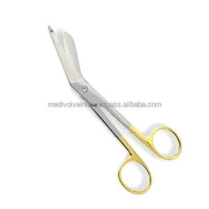 Tijeras para Vendajes TC Lister de Acero Inoxidable con Carburo de Tungsteno, Tijeras Quirúrgicas EMT para Trauma, Manuales, Certificación CE ISO, Profesionales, OEM - Product Image 3