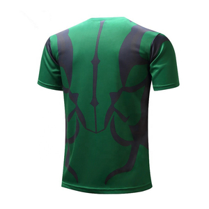 Vibrant Full Color Sublimation T <b>Shirts</b> with Quick Dry <b>100</b>% <b>Polyester</b> OEM Logo Support for Workout Gym Team Sports with custom - Product Image 4